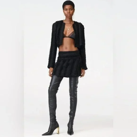 ZARA OVER-THE-KNEE HEELED BOOTS LIMITED EDITION - Picture 2 of 16